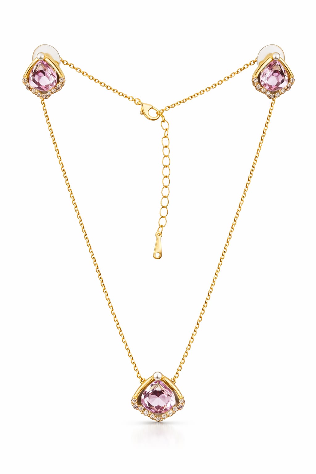 FLOAA lavender empress jewellery set