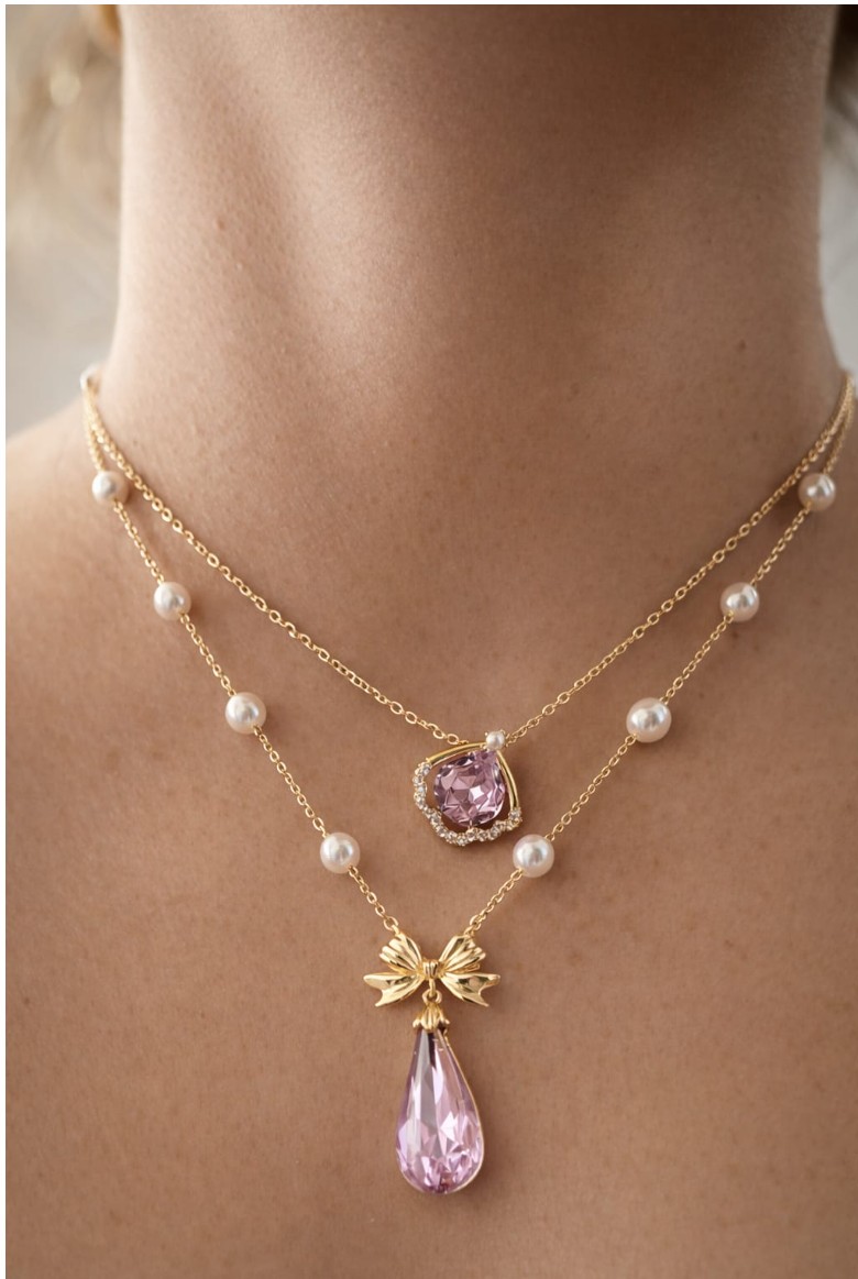 FLOAA lavender empress jewellery set